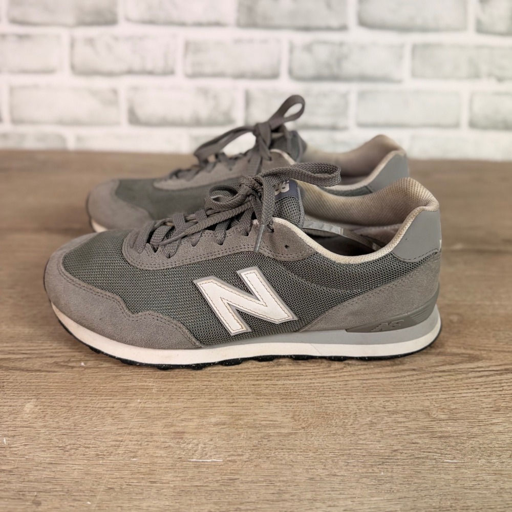 New Balance 515 Sneakers Mesh Suede Gray Mens 9.5